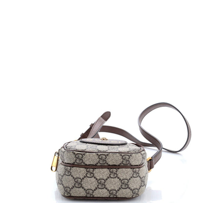 Mini Gucci Neo Vintage Top Handle Crossbody Bag GG Coated Canvas