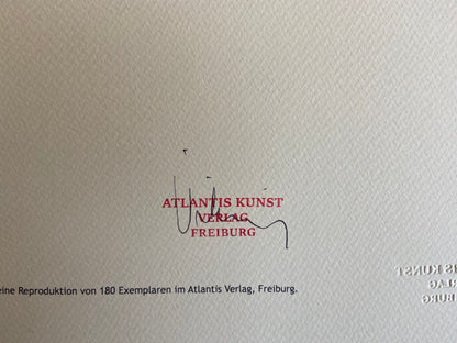 Edvard Munch Lithograph Coa Signed Numbered Hand Limited