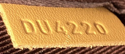 Louis Vuitton Deauville Handbag Monogram Canvas Mini