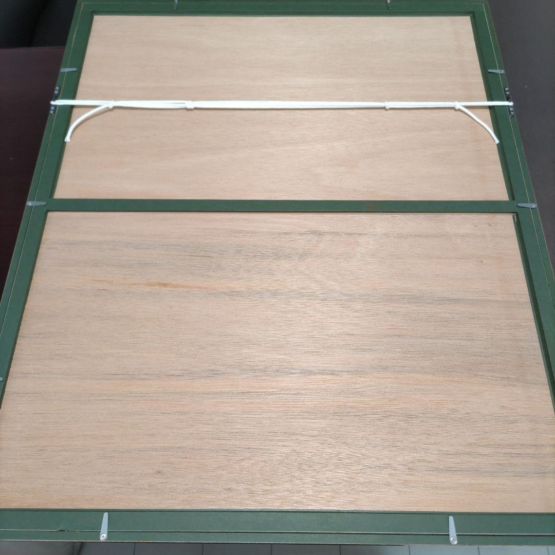 Framed Andre Cottavoz Roses On a Blue Background Lithograph Signed ED 133/ 150