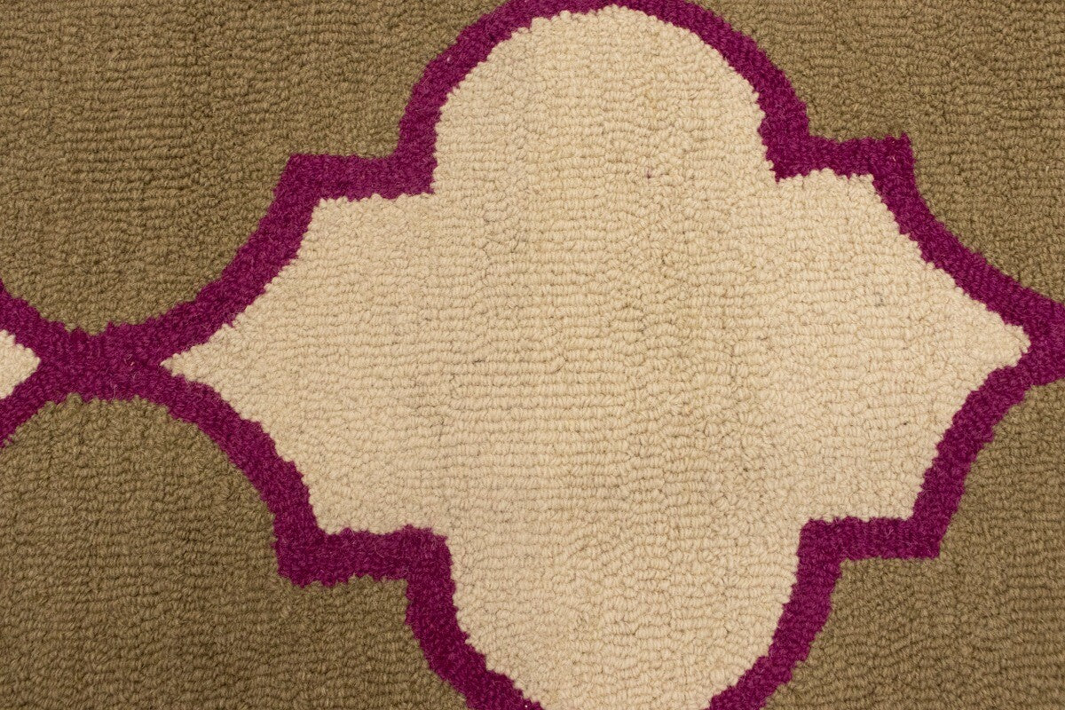 Trellis Design Multicolored 5X8 Modern Rug