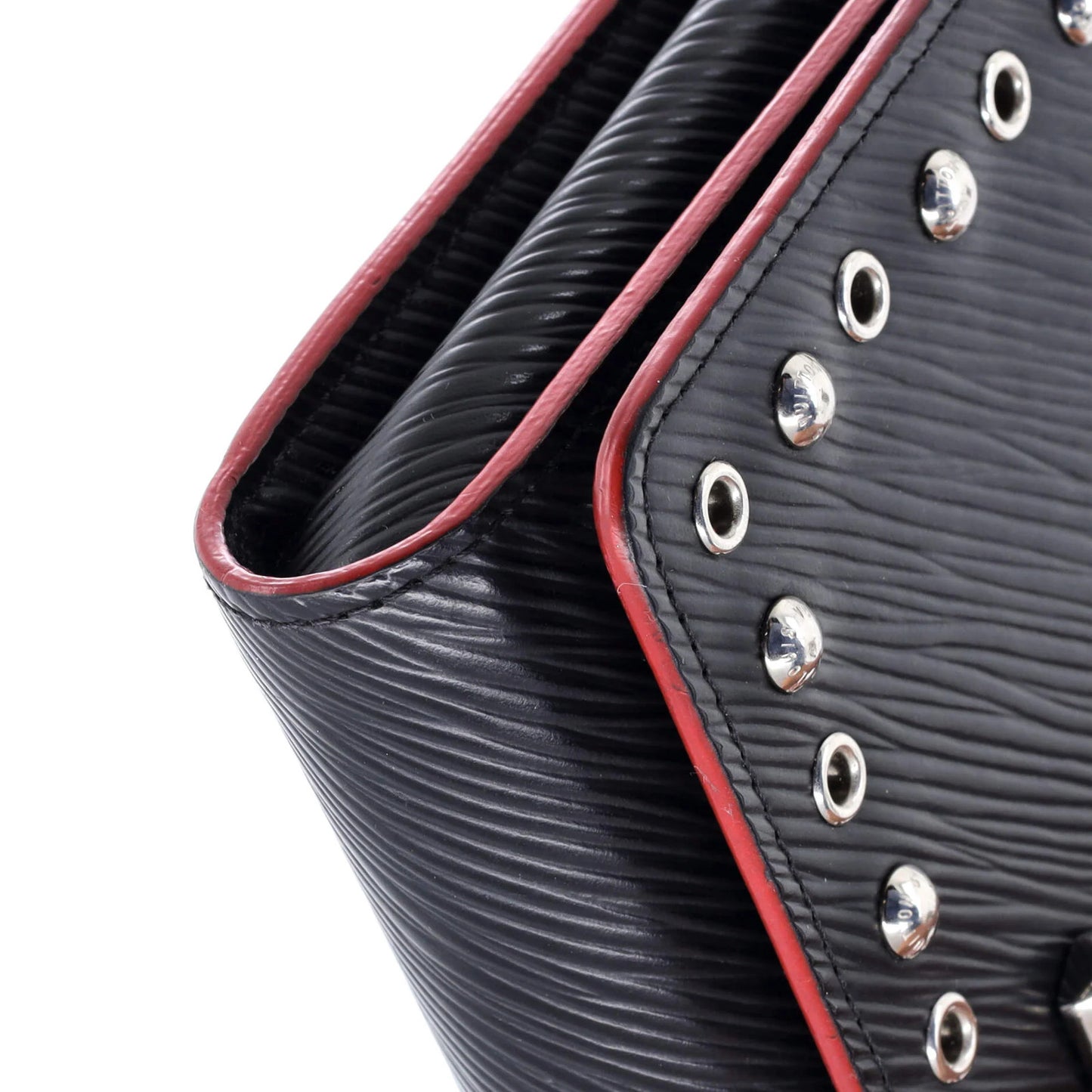 Louis Vuitton Twist Chain Wallet Studded Epi Leather