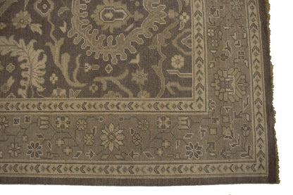 Handmade Extra Large Floral Oriental Rug Low Pile