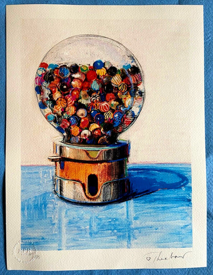Wayne Thiebaud Lithograph Coa Signed (Op) Hand Numbered Stamp