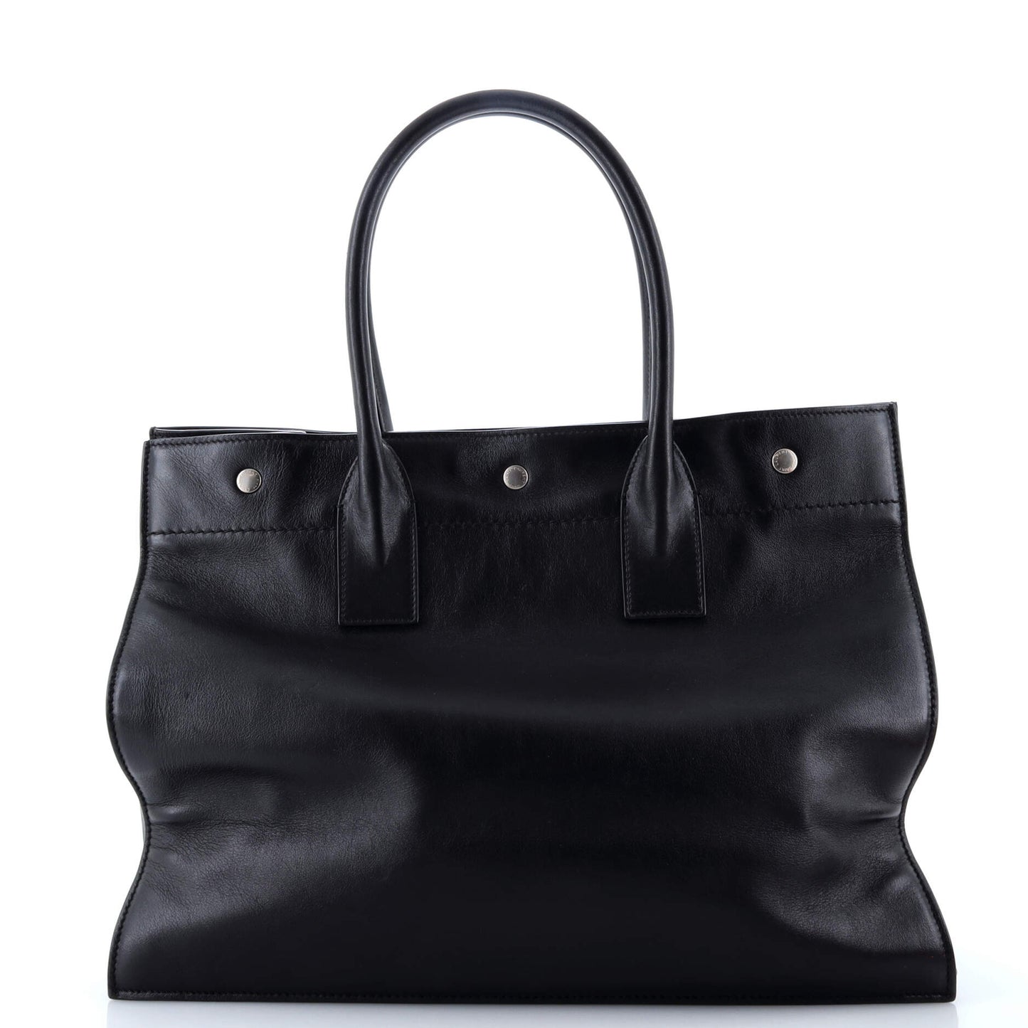 Saint Laurent Rive Gauche Shopper Tote Leather Small