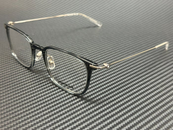 Mont Blanc Mb0100O 001 Grey Rectangle Men'S 52 Mm