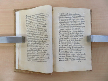 Theocritus  - Teocrito Volgarizzato Da Domenico Regolotti  1729 First Edition