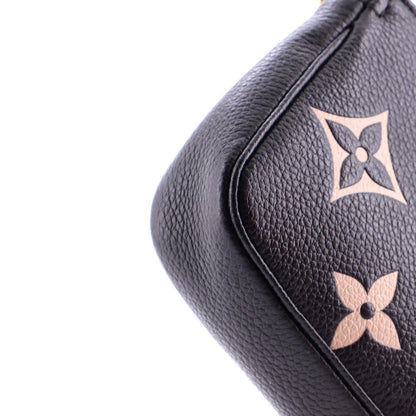 Louis Vuitton Pochette Accessoires Bicolor Monogram Empreinte Giant Mini