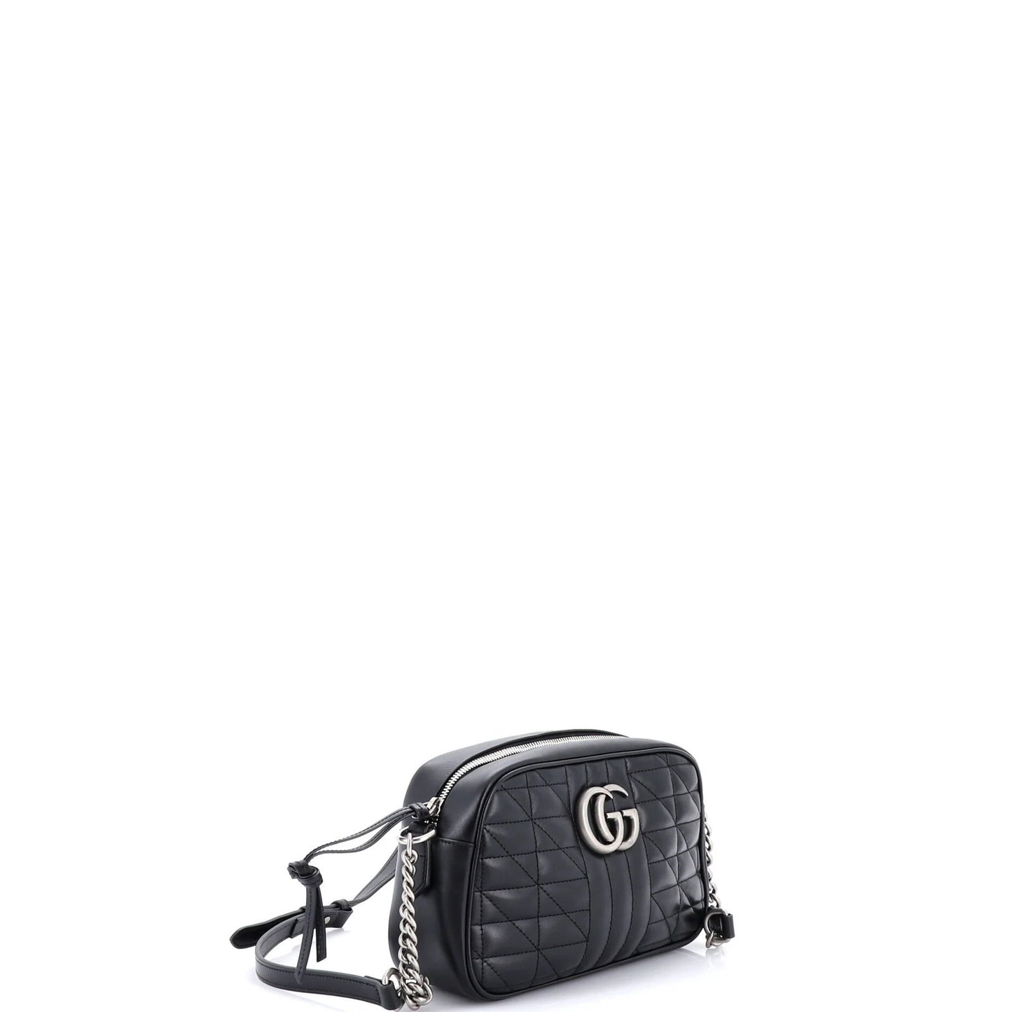 Gucci Gg Marmont Shoulder Bag Mixed Matelasse Leather Small