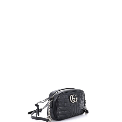 Gucci Gg Marmont Shoulder Bag Mixed Matelasse Leather Small