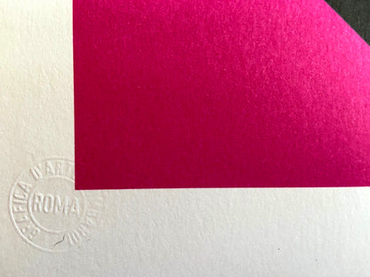 Bruno Munari Lithograph Signed Numbered Certified Stamp