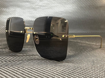 GUCCI GG1147S 001 Gold Square 62 mm Women's
