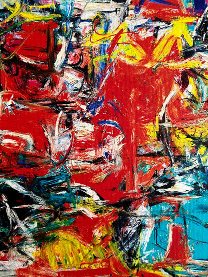 Willem De Kooning Action Painting Coa Signed