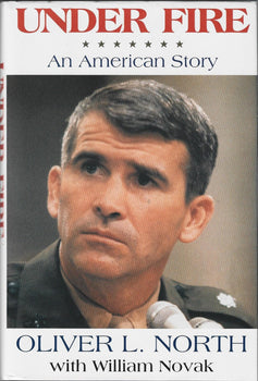 Oliver North Under Fire Autographed Book (Jsa)