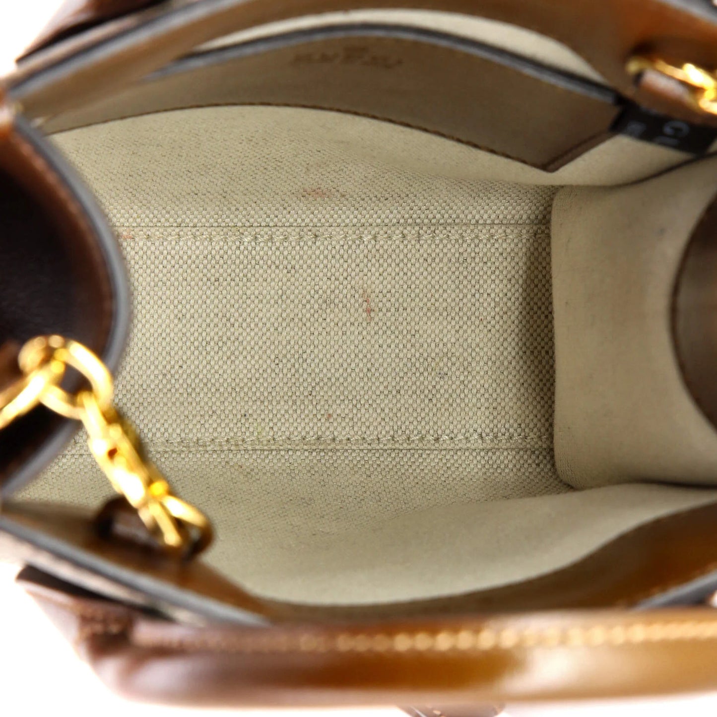 Gucci Interlocking G Patch Tote Gg Coated Canvas Mini