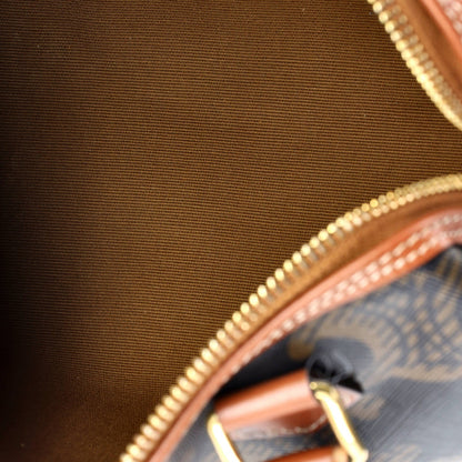 Celine Boston Bag Triomphe Xl Coated Canvas Small