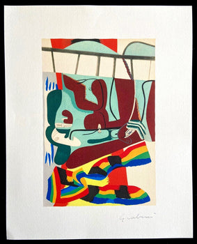 Le Corbusier Lithograph 1969 Coa Mourlot Numbered A Hand Signature