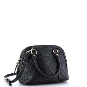 Gucci Convertible Dome Satchel Microguccissima Leather Mini