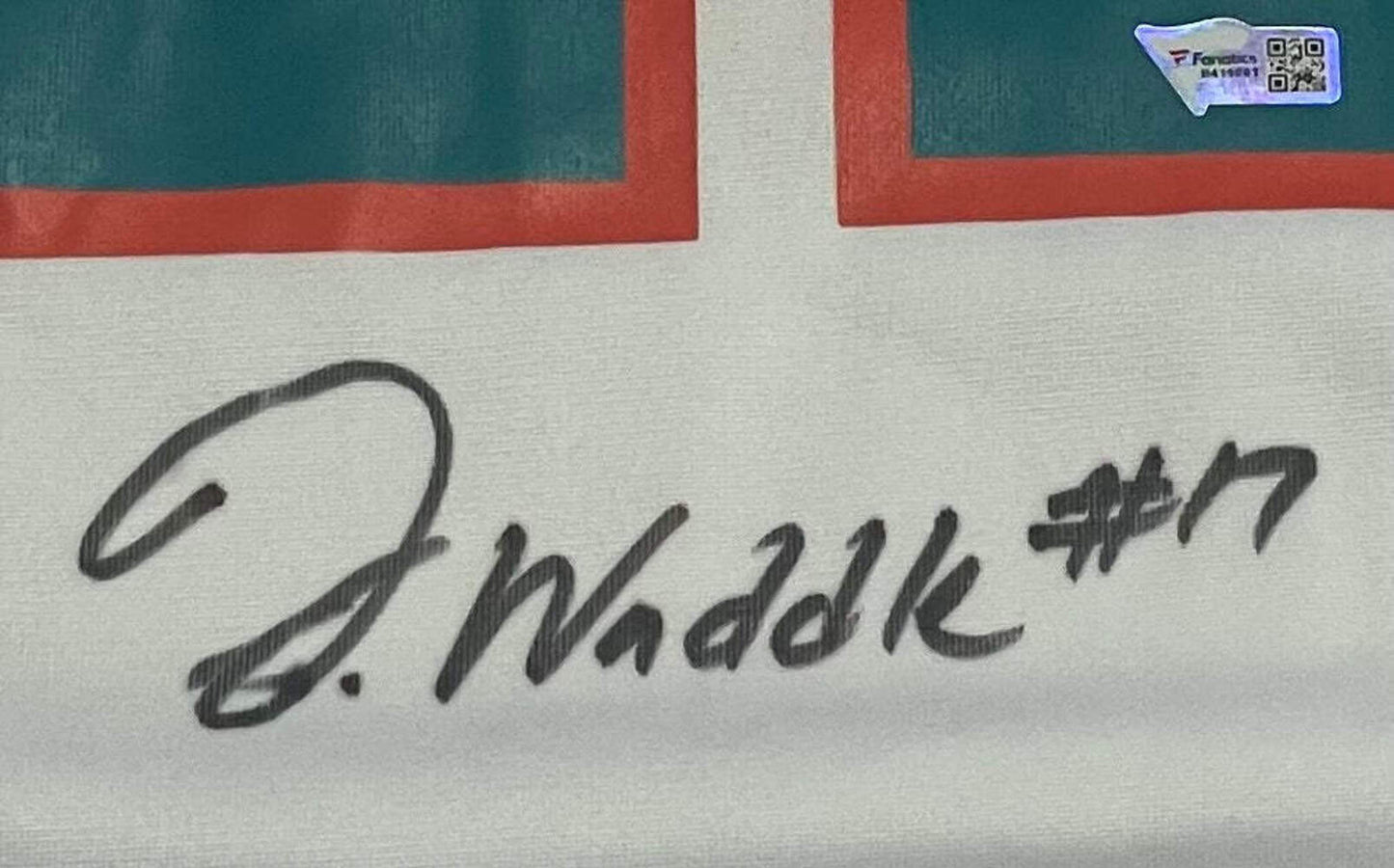 Jaylen Waddle Autographed Dolphins White Jersey