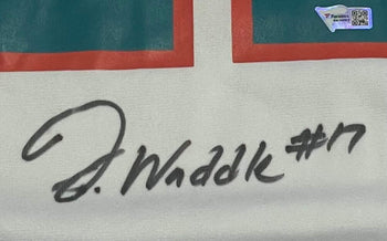 Jaylen Waddle Autographed Dolphins White Jersey