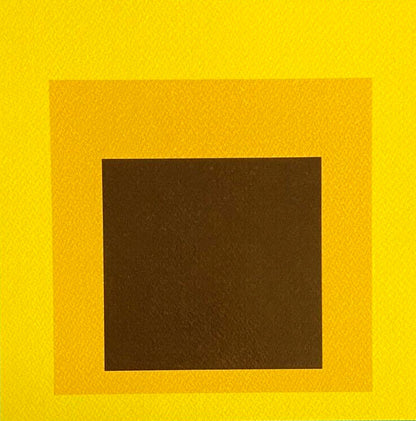 Josef Albers Lithograph Certified Coa