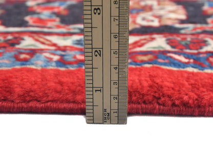 Vintage Handmade Oriental Rug 7X10 Ft Floral