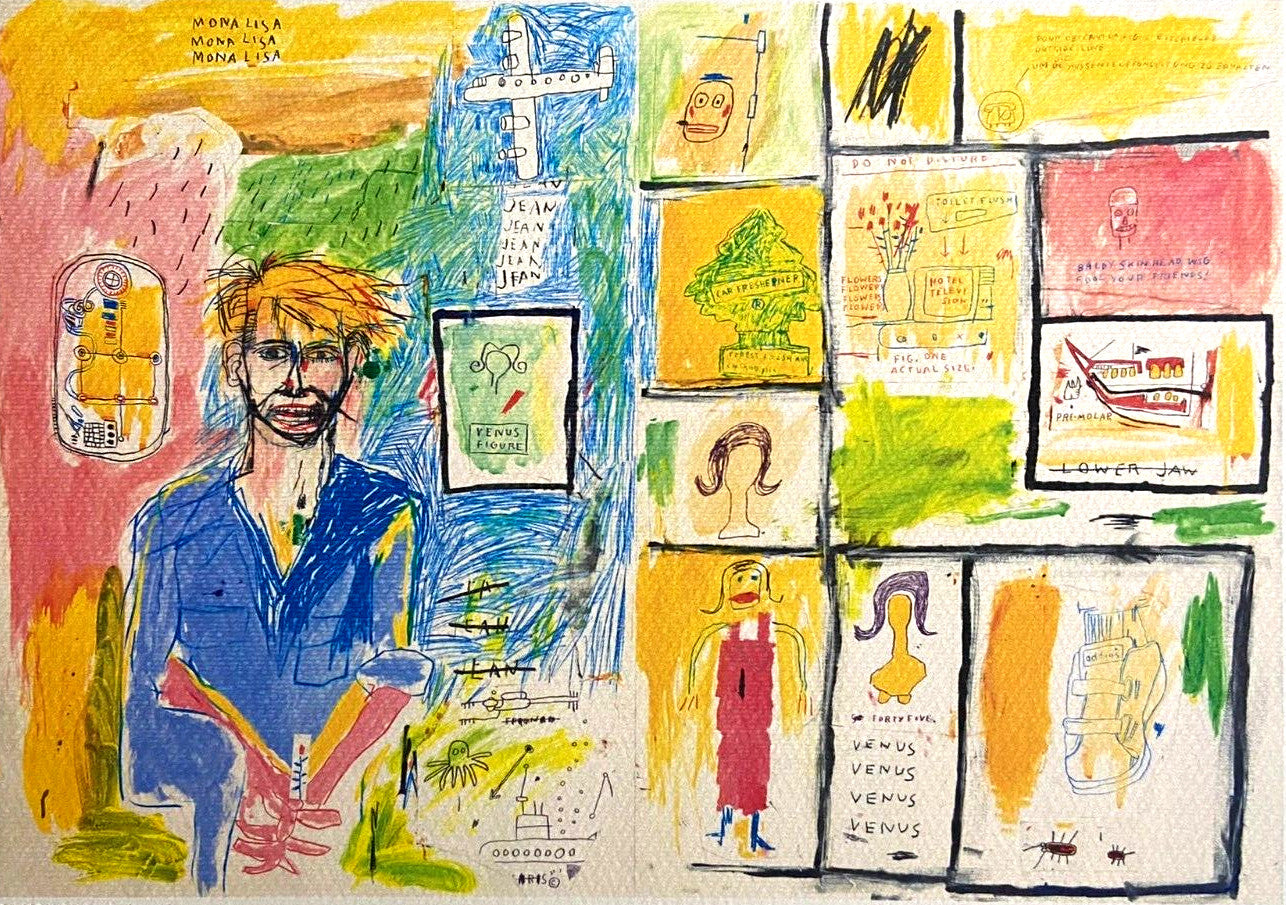 Jean-Michel Basquiat Lithograph Signed Numbered In Pencil