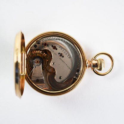 14K Yellow Gold American Waltham Pocket Watch