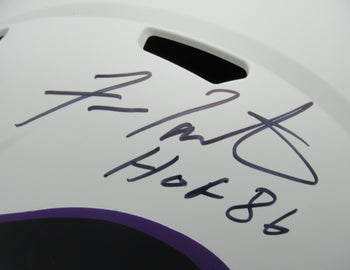 Fran Tarkenton Vikings Signed/Inscribe Full Size