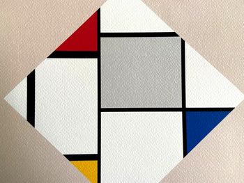 Piet Mondrian Lithograph Coa Numbered Signed Op (Josef Albers)