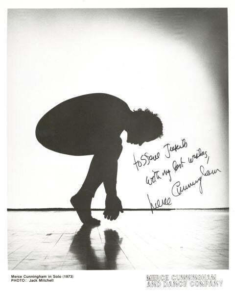 Merce Cunningham Signed Photo Print By Jack Mitchell 10 X 8 Inches
