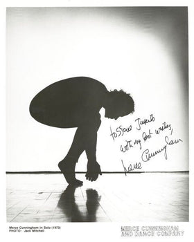 Merce Cunningham Signed Photo Print By Jack Mitchell 10 X 8 Inches