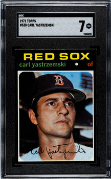 Carl Yastrzemski 1971 Topps Card #530 Sgc 7