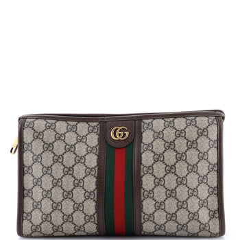 Gucci Ophidia Toiletry Pouch Gg Coated Canvas Large