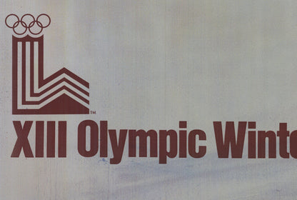 ARTIST XIII WINTER OLYMPIC 30 X 21 FOIL PRINT 1980 PHOTOGRAPHY