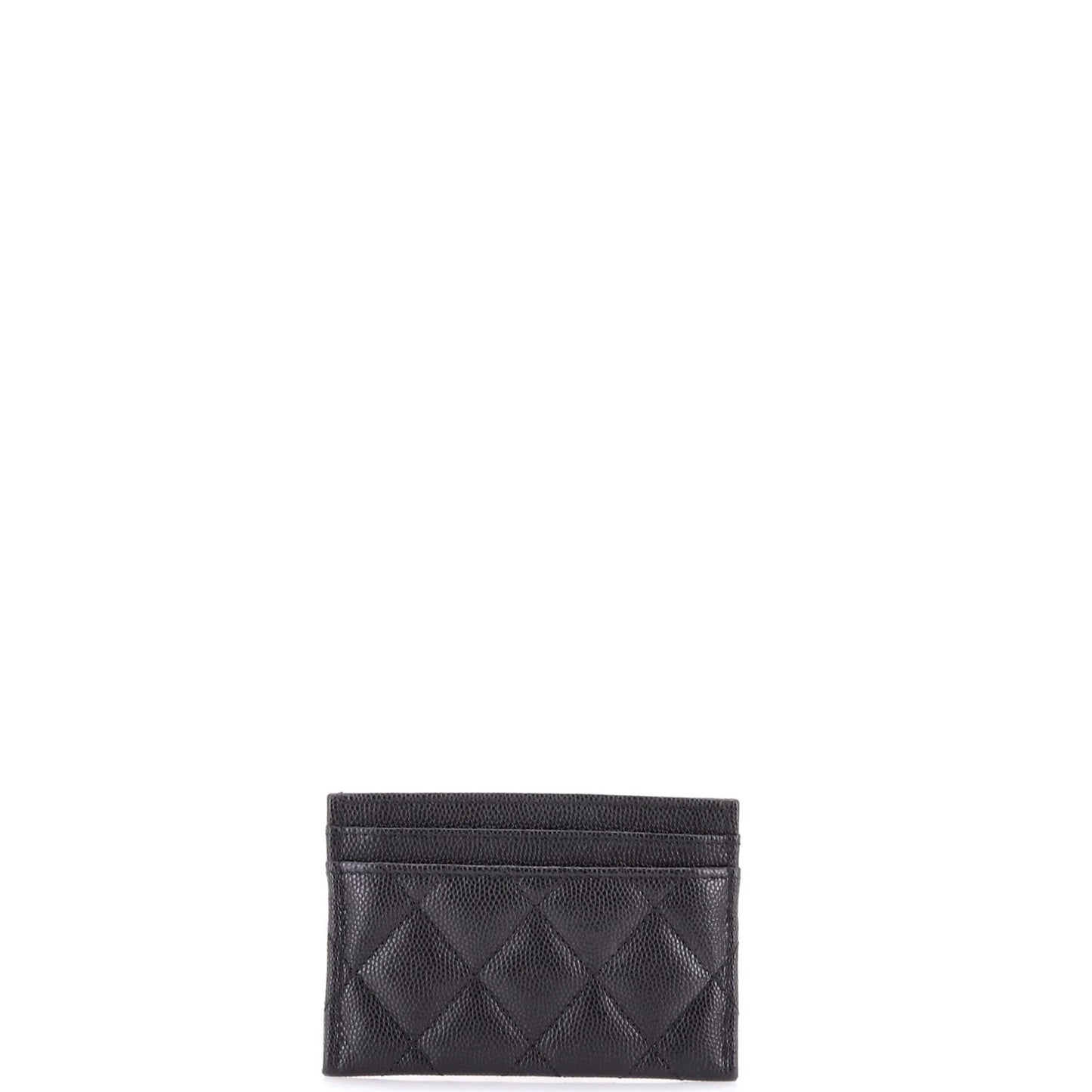 Chanel 19 Card Holder Quilted Caviar