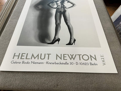 HELMUT NEWTON Big Nude 33" x 23.25" Poster 1992 Photography Black & White