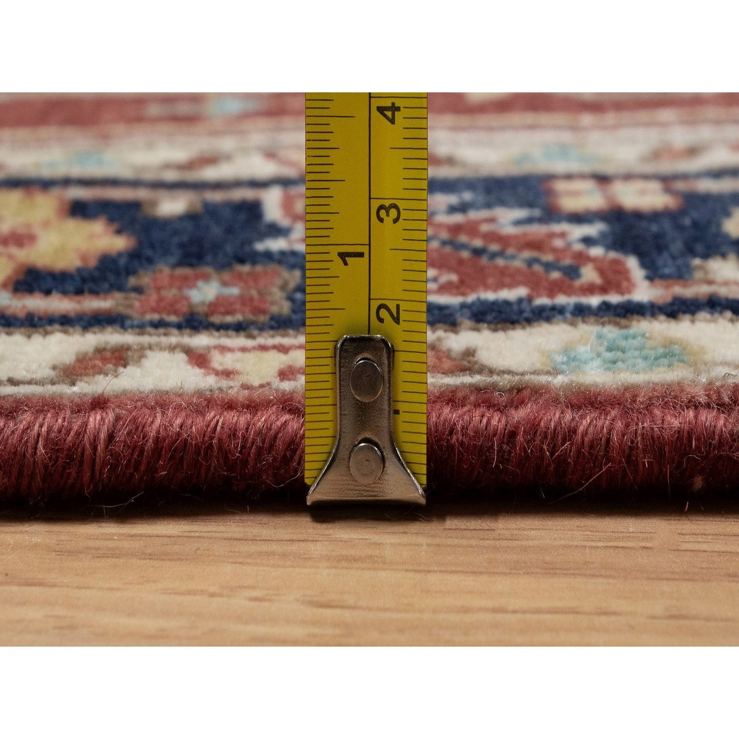 Runner 2'7"x8'2" Red Antiqued Fine Heris Re-Creation Rug Hand Knotted Wool