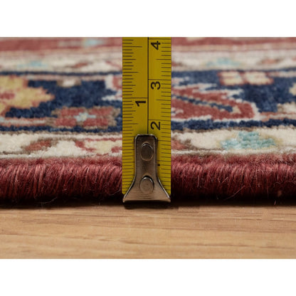 Runner 2'7"x8'2" Red Antiqued Fine Heris Re-Creation Rug Hand Knotted Wool