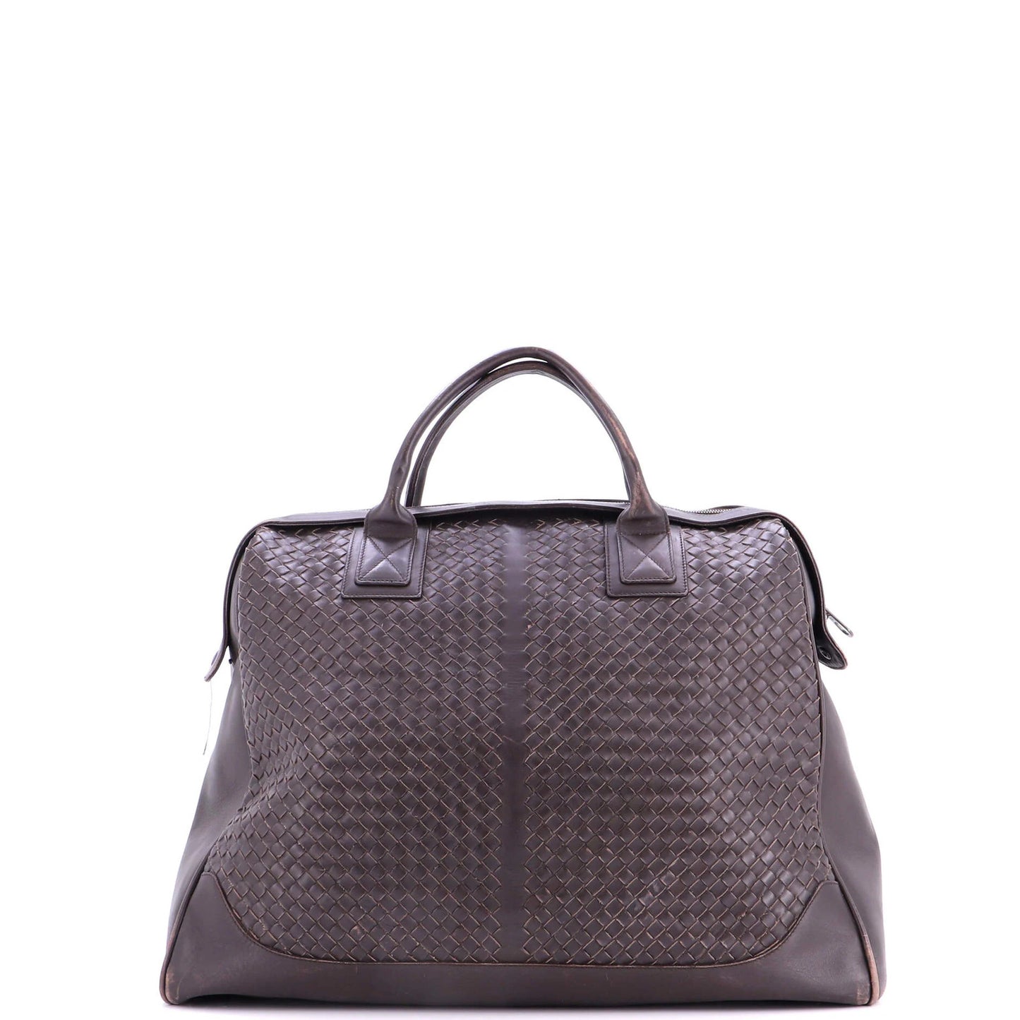 Bottega Veneta Convertible Zip Duffle Bag Intrecciato Leather Large
