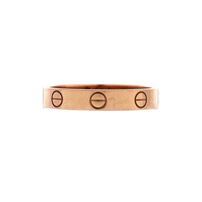 Cartier Love Wedding Band Ring 18K Rose Gold
