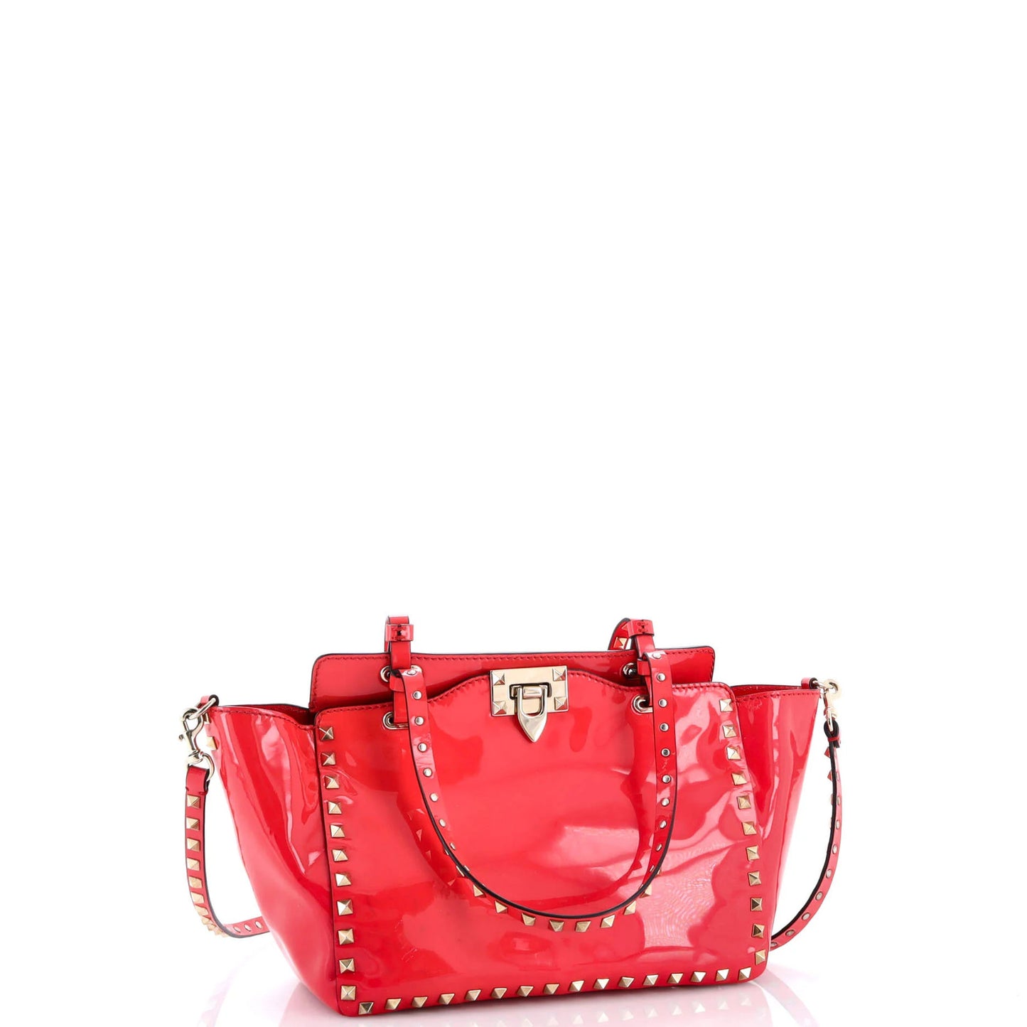 Valentino Garavani Rockstud Tote Soft Patent Medium