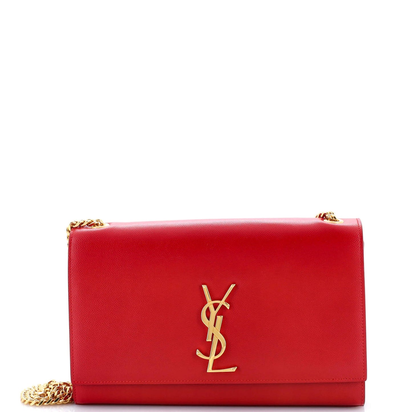 Saint Laurent Classic Monogram Crossbody Bag Grainy Leather Medium