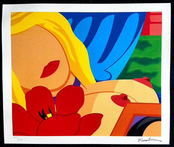 Tom Wesselmann Lithograph Coa Signed Numbered By Hand In Pencil