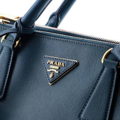 Prada Double Zip Lux Tote Saffiano Leather Small