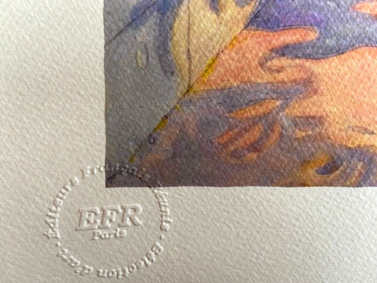 Carl Larsson Lithograph Coa Numbered Limited Stamp (Edvard Munch)