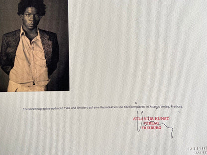 Jean-Michel Basquiat Lithograph Signed Coa