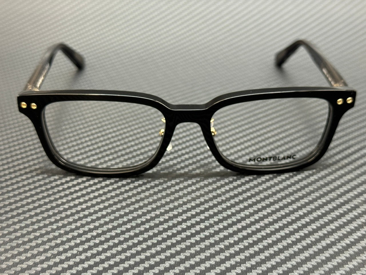 MONT BLANC MB0379OJ 001 Black Men's 53 mm Medium Eyeglasses