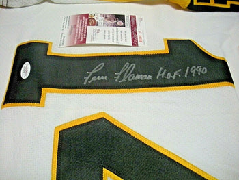 Fern Flaman Boston Bruins Hof 1990 Jsa/Coa Signed