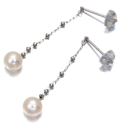 Vendome Earrings Akoya Pearl Pearl 6.0Mm Chain
